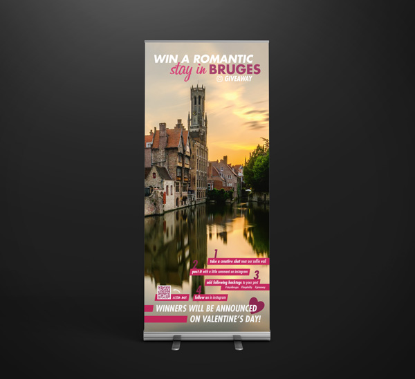 Roll up banner Brugge